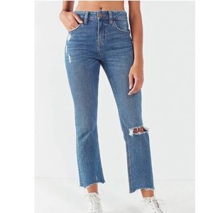 BDG Cropped Kick Flare Jeans